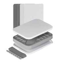 Wet Pallet for Painting Miniatures - 2 in 1 Dry and Wet Palette with Lid, Including 50PCS Palette Paper, 2PCS Sponges