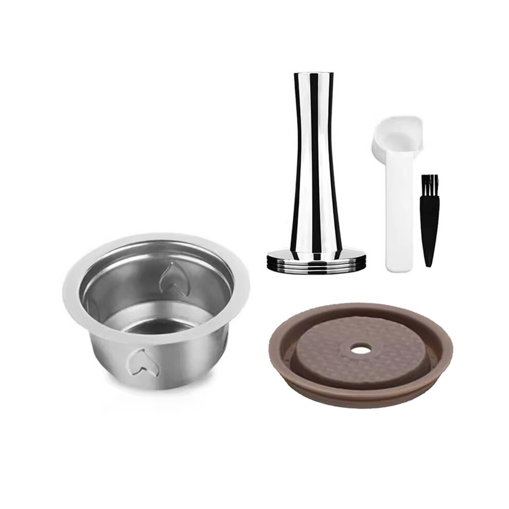 Reusable Espresso Pods For Vertuo /Next/ Refillable Coffee Capsule With Powder Tamper Spoon Brush 230Ml 4712679690784