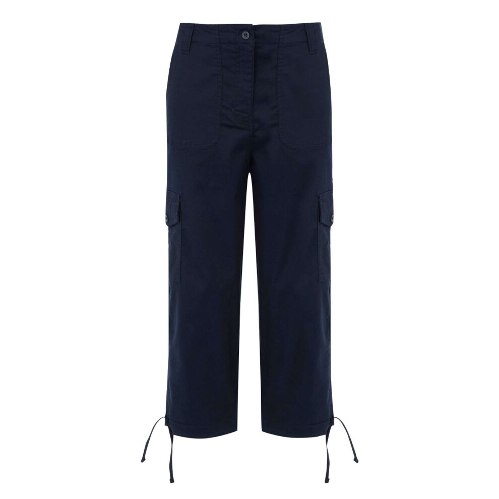 Regatta (10, Navy) Womens Shorebella Capri Cargos