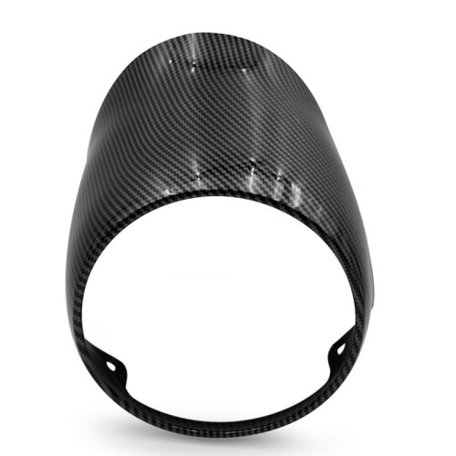 Motorcycle Front Fairing Headlight Cover Windshield Fairing for  Primavera 150 Carbon Fiber Pattern 1
