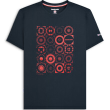 (2XL, Navy) Lambretta Mens Target Pattern Short Sleeve T-Shirt