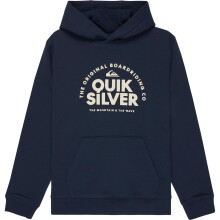 (L, Dark Navy) Quiksilver Kids Fundamental Ride Pullover Hoodie