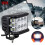 Auto Triple Side Lighted Work Light Dome Light Burst Flashing Light Headlight Spotlight Strobe Light LED Auto Supplies E 3