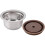 Cápsulas de Café Expresso Reutilizáveis para  Vertuo /Next/ com Compactador de Pó, Colher e Escova, 230ml 9