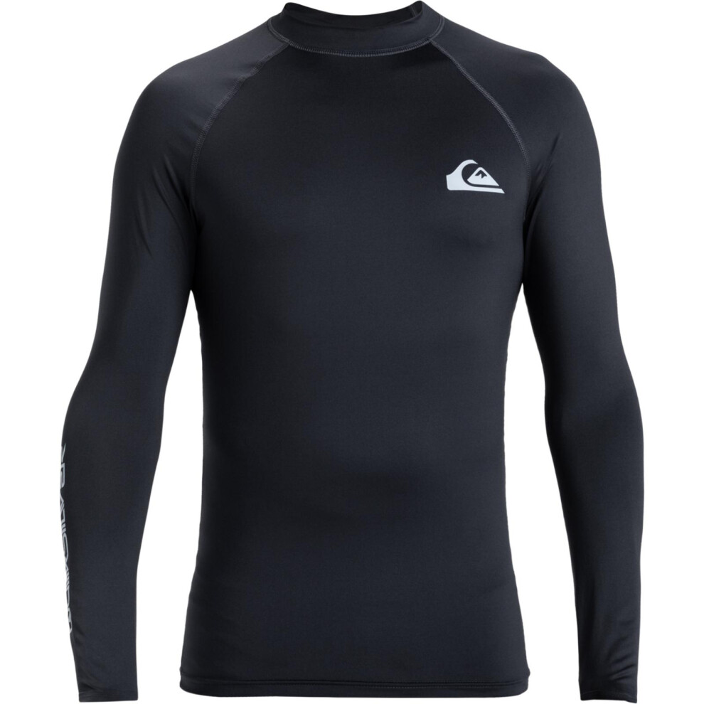 Quiksilver (Xl, Dark Navy) Mens Everyday Long Sleeve Beach Surf Pool Upf50 Rashguard