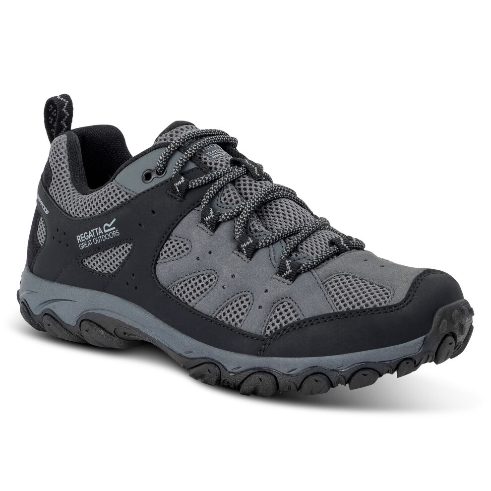 Regatta (7 Uk, Granite/Dark Steel) Mens Edgepoint Iv Low Cut Walking Shoes