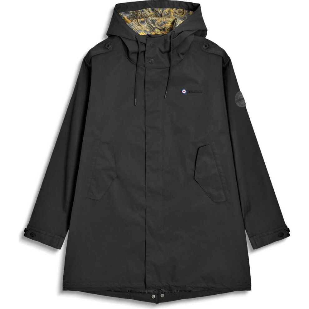 Lambretta (3Xl, Black) Mens Waterproof Hooded Warm Winter Parka Jacket Coat