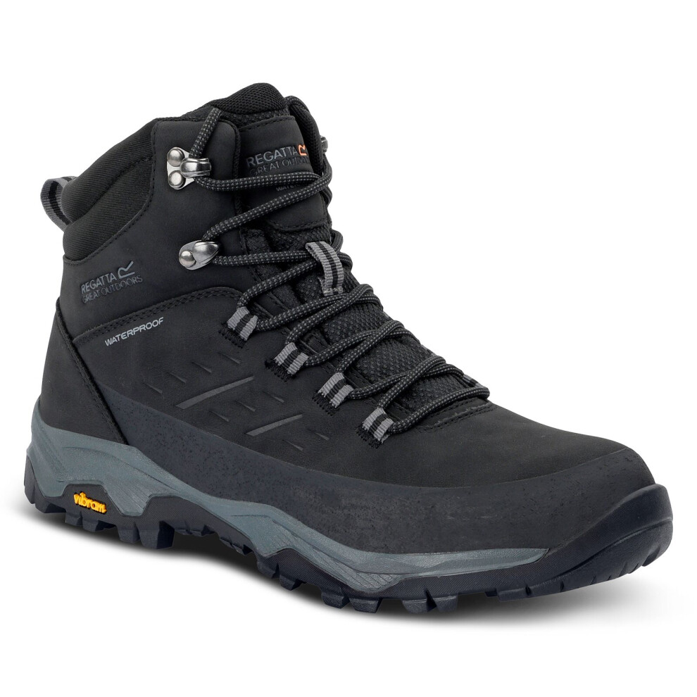 Regatta (10 Uk, Black) Mens Blake Breathable Walking Boots