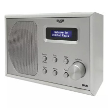 Bush Lisbon DAB/FM Portable Radio - White Wood Effect
