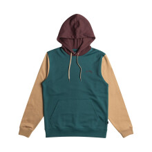 (14 Yrs, Real Tea) Billabong Kids Arch Black Pullover Hoodie Sweatshirt Sweater Jumper Pouch Pocket