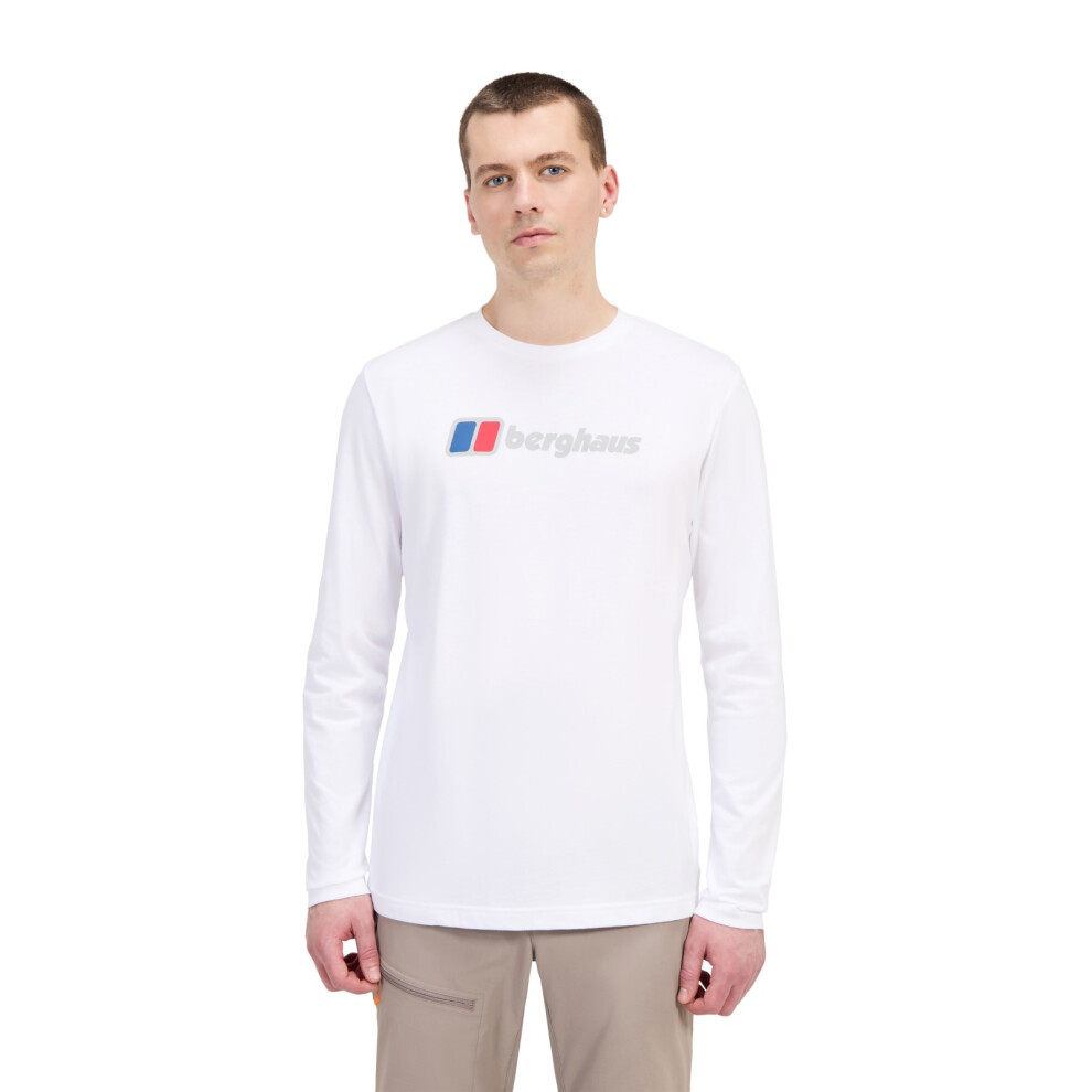 Berghaus Men's Long Sleeve T-Shirt - White - Size: 38 - Image 4
