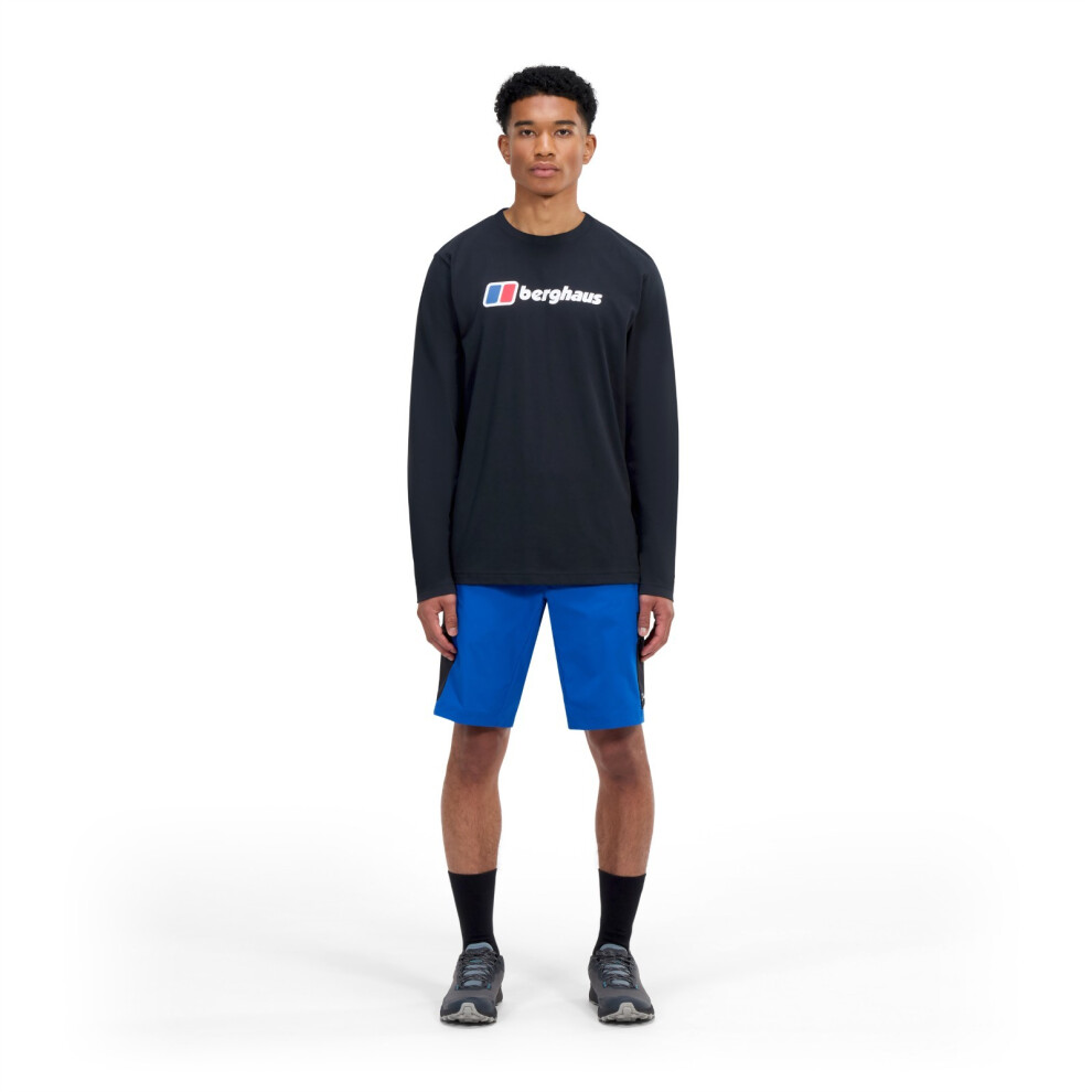 Berghaus (2Xl, Black/Black) Mens Big Logo Long Sleeve T-Shirt - Image 5