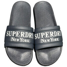 (5 - 6 UK, Ebony) Superdry Womens Destination Pool Slides