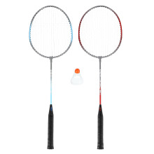 Badmintonová sada, 2 ocelové rakety + míčky
