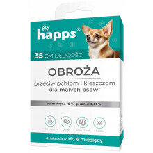 Bros Happs Obroża Przeciw Pchłom Dla Małych Psów