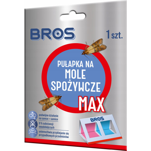 Bros Pułapka Na Mole Spożywcze Max 1 Szt