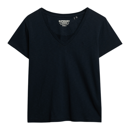 Superdry (8, Eclipse Navy) Superdry Womens Studios Slub Short Sleeve T-Shirt