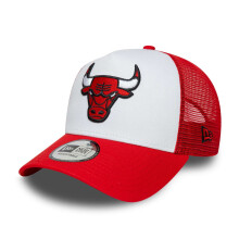 New Era Mens Chicago Bulls 9FORTY Side Patch Trucker Cap - Red - OSFM