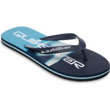(9 UK, Aqua Holmes) Quiksilver Mens Molokai Stripe Flip Flops