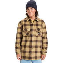 (S, Sponge Northsea Plaid) Quiksilver Mens Bering Strait Long Sleeve Shirt