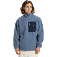 (M, China Blue) Quiksilver Mens Clean Coast Breathable Full Zip Fleece