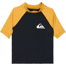 (6 Yrs, Black/Yellow) Quiksilver Kids Everyday Surf Long Sleeve Rash Vest