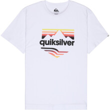 (XL, White) Quiksilver Mens EV Horizon Fade Graphic Short Sleeve T-Shirt
