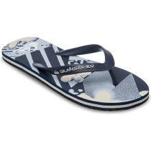 (10 UK, Anthracite) Quiksilver Mens Molokai Art Flip Flops