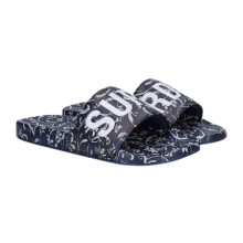 (7 - 8 UK, Gardenia Sketch Navy) Superdry Womens Pool Slides