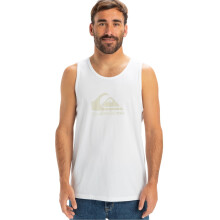 (M, White) Quiksilver Mens Ev Comp Logo Vest