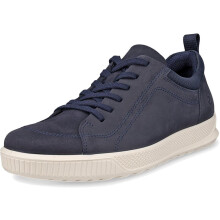 (11.5 UK (46EU), Marine) ECCO Mens Byway Nubuck Leather Trainers