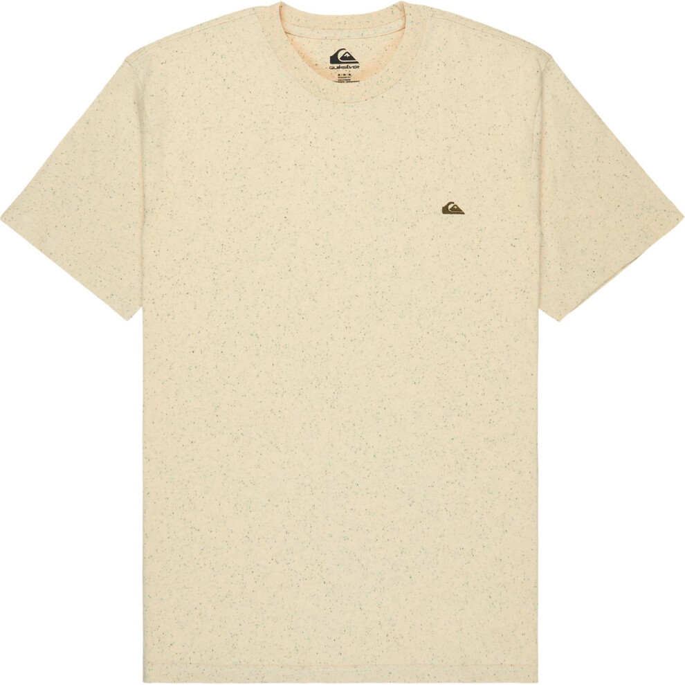 Quiksilver (M, Bone White) Mens Mw Neps Graphic Short Sleeve T-Shirt