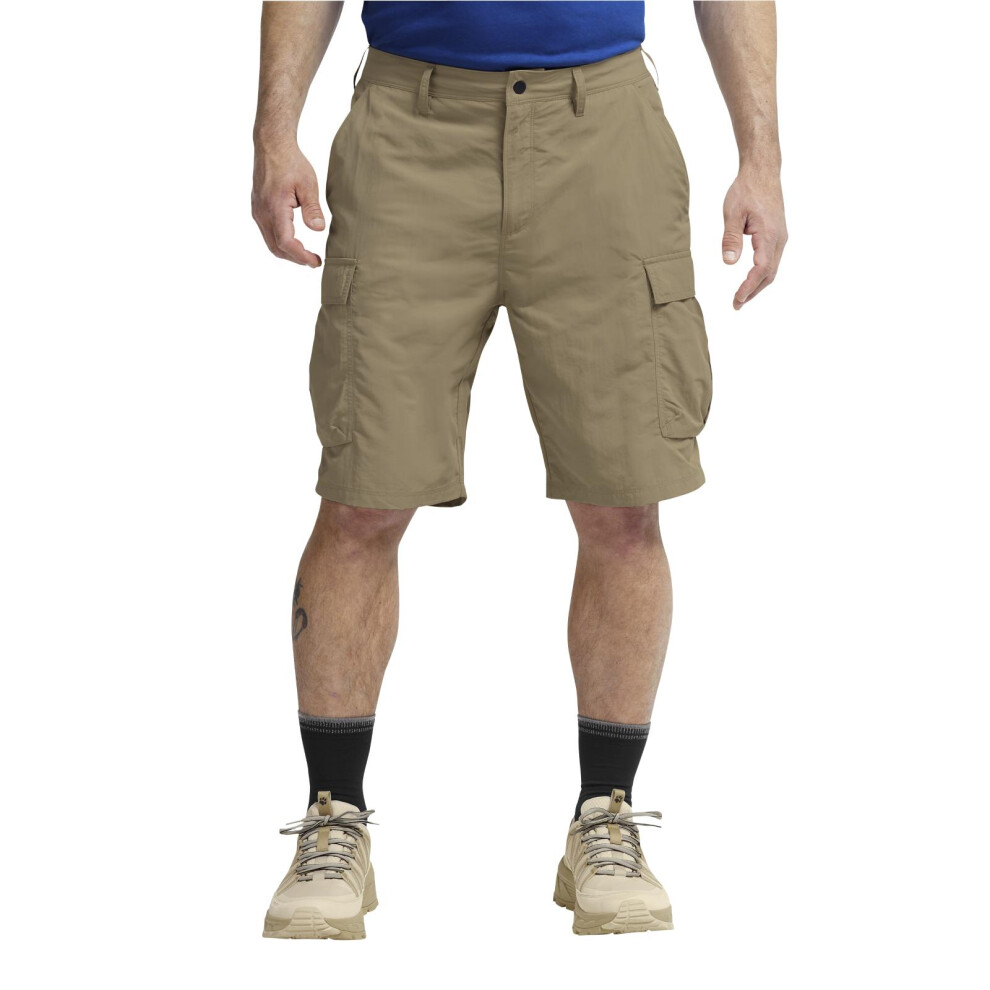 Jack Wolfskin (34, Hazel Wood) Mens Duneland Breathable Cargo Shorts