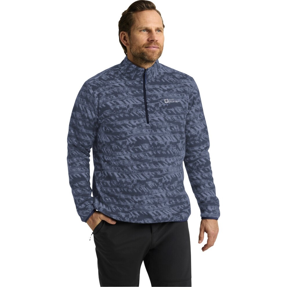 Jack Wolfskin (Xl, Midnight Sky) Mens Big Sky Half Zip Fleece