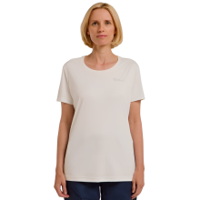 (XL, Stark White) Jack Wolfskin Womens Tech Short Sleeve T-Shirt