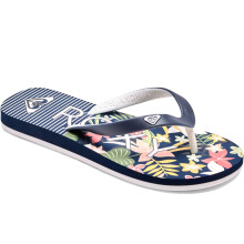 (11.5K UK, Yellow/White) Roxy Girls Tahiti Floral Summer Beach Holiday Sandals Flip Flops