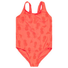 (3 Yrs, Emberglow) Roxy Kids Pineapple Pop Onesie Short Sleeve Rash Vest
