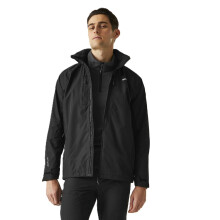 (2XL, Black) Regatta Mens Calderdale VI Waterproof Jacket