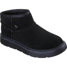 (7 UK, Black) Skechers Womens Cozy Mini Boot Slip-ins Mule