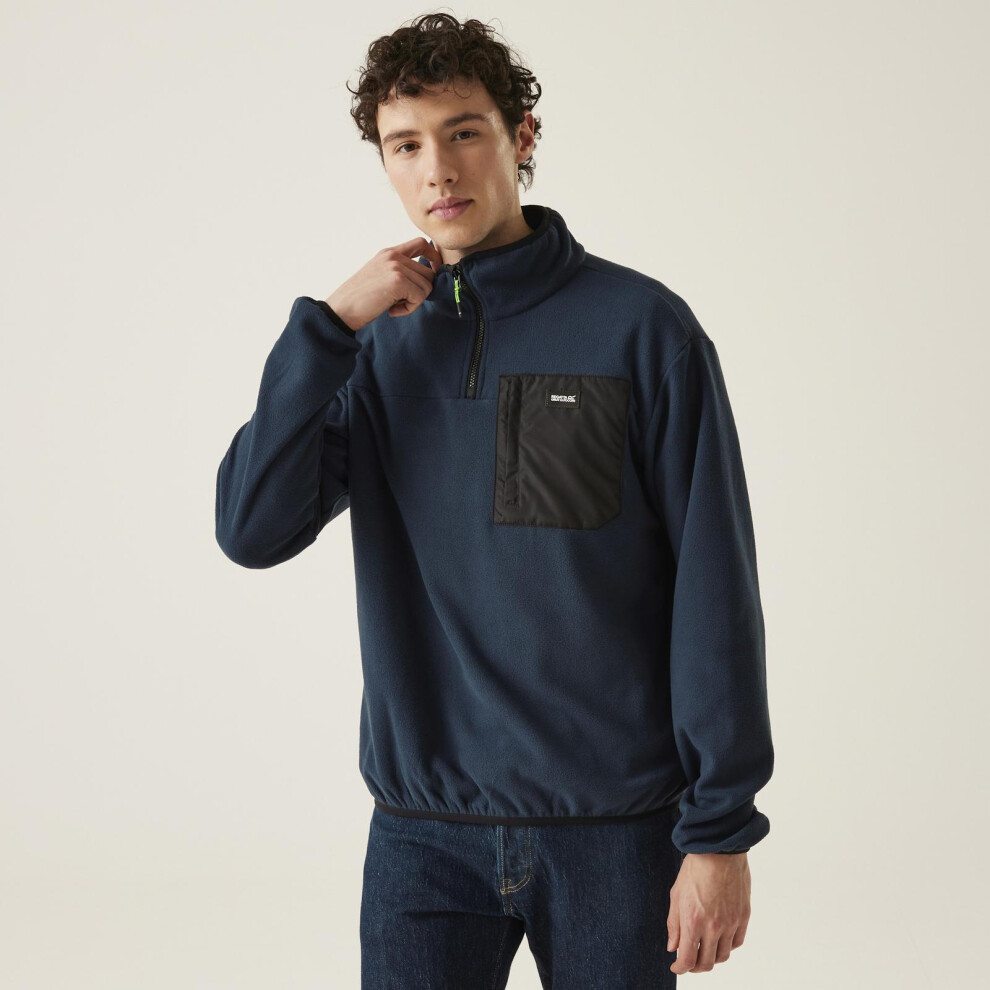 Regatta (Xl, Navy) Mens Frankie Half Zip Outdoor Warm Winter Pullover Fleece