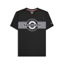 Lambretta Mens Two Tone Logo Short Sleeve Crew Neck T-Shirt Tee Top