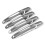 Outer Handle Decorative Frame Car Door Outer Handle Protective Decorative Frame for   Silver-Gray 2