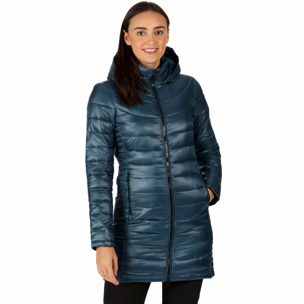 Regatta (10, Reflective Lake) Womens Andel Iii Lightweight Insulated Parka Jacket