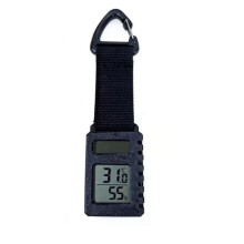Thermomètre Portable pour la Randonnée, le Trekking et les Voyages, avec Porte-Clés Pendentif pour Véhicule A