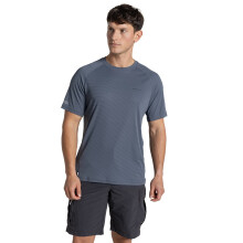 (L, Dark Pewter) Craghoppers Mens NosiLife SolarShield+ Short Sleeve T-Shirt