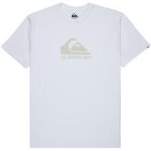 (M, White) Quiksilver Mens Ev Comp Logo Short Sleeve T-Shirt