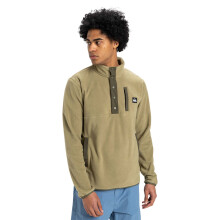 (L, Aloe) Quiksilver Mens No Destination 2 Half Zip Fleece
