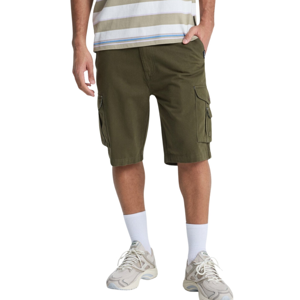 Quiksilver (30, Grape Leaf) Mens Crucial Battle Cargo Shorts