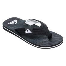(12K, Black Connect) Quiksilver Kids Molo Layback Flip Flops