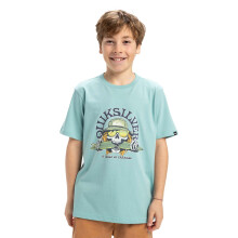 (XL, Aquifer) Quiksilver Kids Ev Skull Feast Short Sleeve T-Shirt